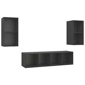 VEEKI Meuble TV, Meuble TV Suspendu, Meuble, Meuble TV avec Rangement，Meuble Industriel, Convient pour Salon ou Chambre, Meub