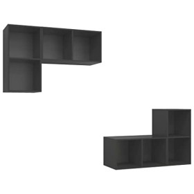 VEEKI Meuble TV, Meuble TV Suspendu, Meuble, Meuble TV avec Rangement，Meuble Industriel, Convient pour Salon ou Chambre, Meub