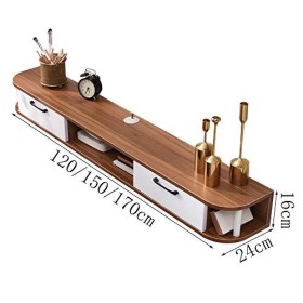 Meuble TV flottant Meuble TV, lecteur DVD, console de divertissement multimédia, support de jeu, présentoir de meuble TV, clo