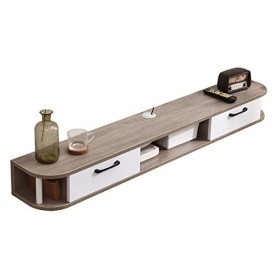 Meuble TV flottant Meuble TV, lecteur DVD, console de divertissement multimédia, support de jeu, présentoir de meuble TV, clo