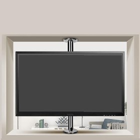Support TV au Sol – Écran pivotant à 360 degrés pour TV LCD – Étagère rotative pour cloison de séparation, Base pivotante, Co