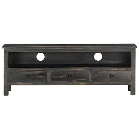 WREWING Meuble TV,Bas Table TV Support de Télévision en Bois pour Salon Chambre Salle à Manger,Support pour Téléviseur Jusqu’