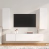 VEEKI Meuble TV, Meuble TV Suspendu, Meuble TV Industriel, Meuble TV Bois, Meuble Chambre, Convient pour Salon ou Chambre, En