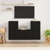 VEEKI Meuble TV, Meuble TV Suspendu, Meuble TV Industriel, Meuble TV Bois, Meuble Chambre, Convient pour Salon ou Chambre, En