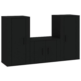 VEEKI Meuble TV, Meuble TV Suspendu, Meuble TV Industriel, Meuble TV Bois, Meuble Chambre, Convient pour Salon ou Chambre, En