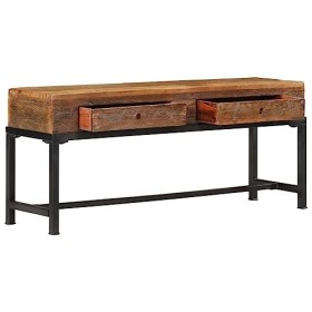 Générique Meuble TV 110x30x46 cm Bois Massif de récupération,21.55 KG,351124, Meubles, Meubles TV