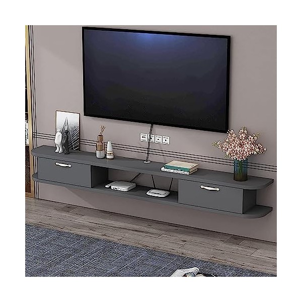 CENAP Meuble TV Suspendu,Étagère TV Flottante, Meuble Télévision Mural Meuble TV Mural Meuble Télé Flottant Étagère TV Murale