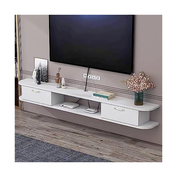 CENAP Meuble TV Suspendu,Étagère TV Flottante, Meuble Télévision Mural Meuble TV Mural Meuble Télé Flottant Étagère TV Murale