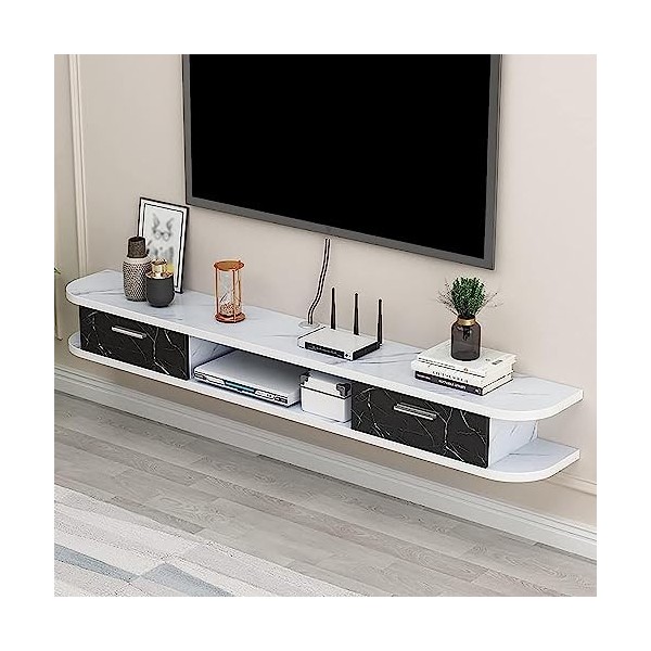 CENAP Meuble TV Suspendu,Étagère TV Flottante, Meuble Télévision Mural Meuble TV Mural Meuble Télé Flottant Étagère TV Murale