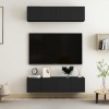 VEEKI Meuble TV, Meuble TV Suspendu, Meuble, Meuble TV avec Rangement，Meuble Industriel, Convient pour Salon ou Chambre, Meub