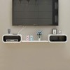 Etagère Murale Etagère Flottante Meuble de télévision Mural Ensemble décodeur Routeur Lecteur de DVD Sky Box Etagère de Range