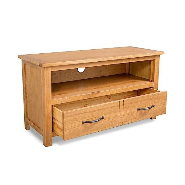 WREWING Meuble TV,Bas Table TV Support de Télévision en Bois pour Salon Chambre Salle à Manger,Support pour Téléviseur Jusqu’