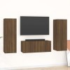 VEEKI Meuble TV, Meuble TV Suspendu, Meuble TV Industriel, Meuble TV Bois, Meuble Chambre, Convient pour Salon ou Chambre, En