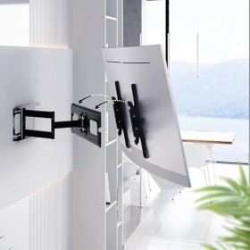 RICOO Support Murale TV 40-75" Pouces 102-191cm , R05 Support TV Mural Orientable Inclinable Écran Plat VESA 300 x 200-600 x