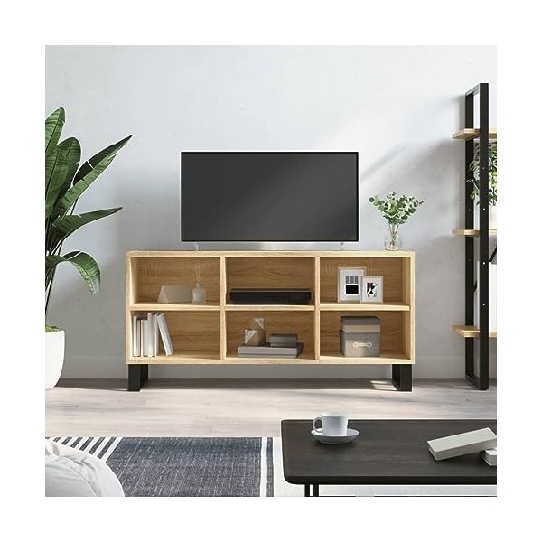 Meuble TV de jardin en chêne Sonoma 103,5 x 30 x 50 cm