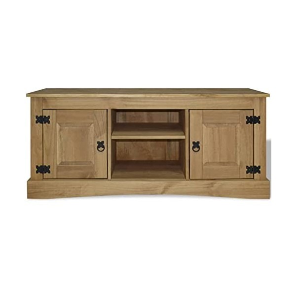 VEEKI Meuble TV, Meuble TV Suspendu, Meuble, Meuble TV avec Rangement，Meuble Industriel, Convient pour Salon ou Chambre, Gamm