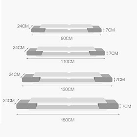ÉTagèRe Flottante, Support de Rangement Mural Pour Meuble TV, Console TV Support de Rangement MultiméDia Pour la Maison/A / 1