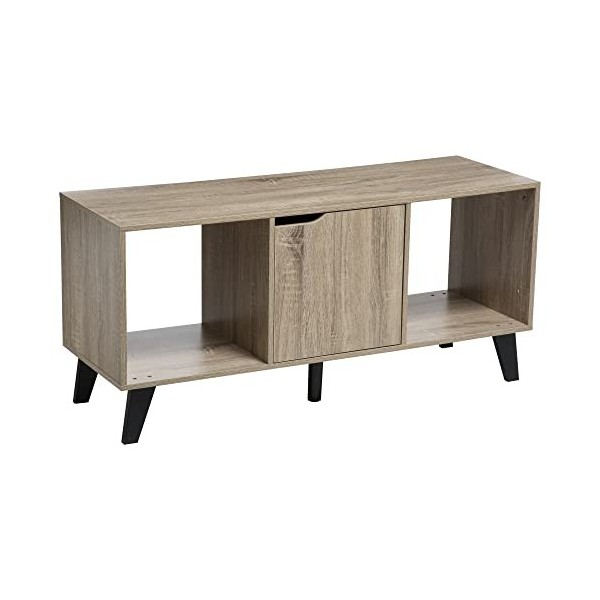 5Five Meuble TV Mix Naturel 2 niches 1 Porte