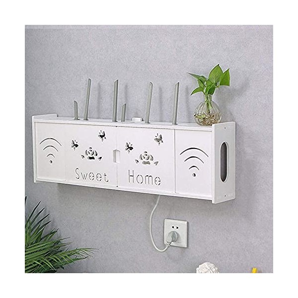 EGOMED Meuble TV Flottant Meuble Meuble TV Meuble TV Unités Murales pour Salon Étagère Flottante Fond TV Étagère Murale Conso