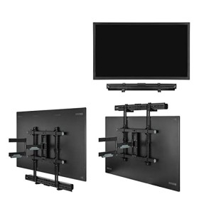 Support TV pour Barre de Son Universel - Montage au-Dessous ou au-Dessus du téléviseur