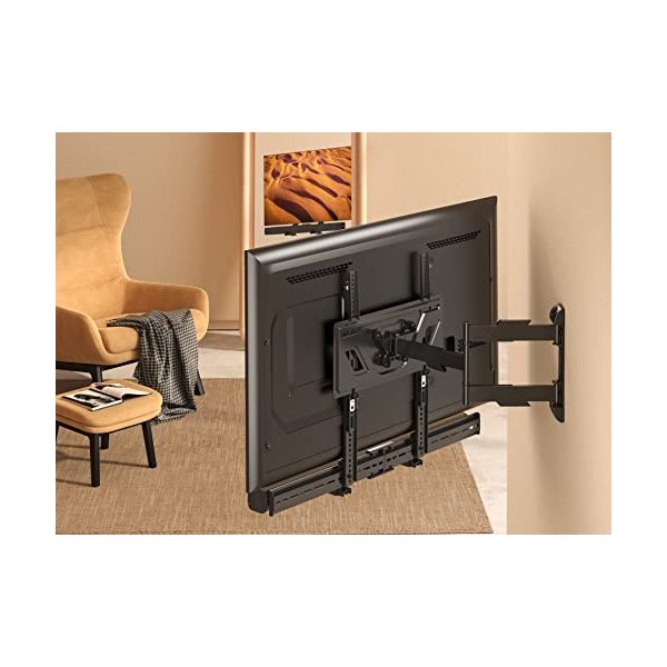 Support TV pour Barre de Son Universel - Montage au-Dessous ou au-Dessus du téléviseur