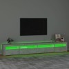 Générique Meuble TV avec lumières LED Gris béton 270x35x40 cm,54.1 KG,3152749, Meubles, Meubles TV