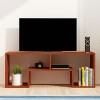 Uvency Meuble Tv Simple Console Tv Media Meuble Tv Bois Cable Box Consoles de Jeu Centre de Divertissement Minimaliste Modern