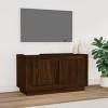 MATTUI Meubles-TV Meuble TV Chêne Marron 80x35x45 cm Bois dingénierie