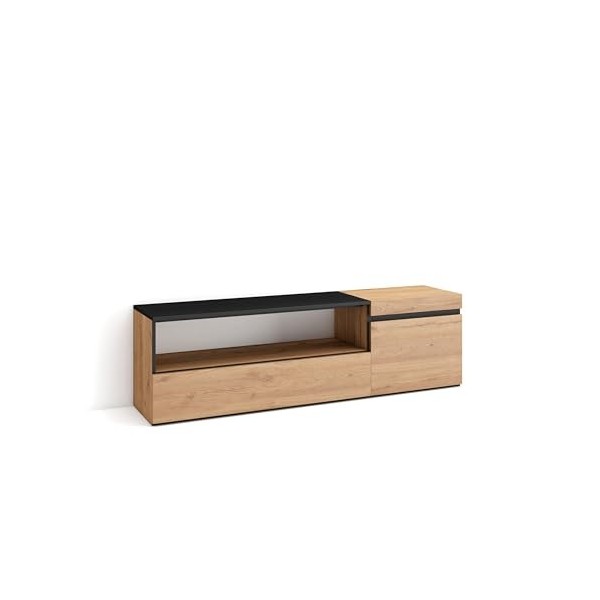 Skraut Home | Meuble TV | Banc Télé | Grand Espace de Rangement | 150x45x35cm | pour Les TV jusquà 65" | Meubles de Salon | 