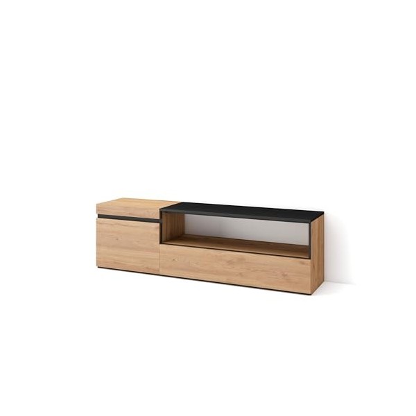 Skraut Home | Meuble TV | Banc Télé | Grand Espace de Rangement | 150x45x35cm | pour Les TV jusquà 65" | Meubles de Salon | 