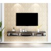 Flottant TV Plateau Moderne Montage Mural TV Stand Mural Media Console Entertainment Center Stockage Shelf Media Audio/Video 