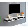 Flottant TV Plateau Moderne Montage Mural TV Stand Mural Media Console Entertainment Center Stockage Shelf Media Audio/Video 