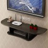 MABIBI Meuble TV pour salon - Étagère murale flottante - Meuble TV mural - Console de divertissement multimédia - Support de 