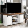 GGMWDSN Meuble TV Meuble TV Bois Meuble TV, Table TV, Commode TV, Table TV Moderne avec Meuble et éTagèRes Ouvertes, AggloméR