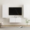 VEEKI Meuble TV, Meuble TV Suspendu, Meuble, Meuble TV avec Rangement，Meuble Industriel, Convient pour Salon ou Chambre, Ense