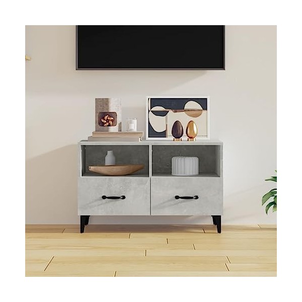 Meuble TV,Meuble TV Bas Table TV Support de Télévision en Bois pour Salon Chambre Salle à Manger,Support pour Téléviseur Jusq