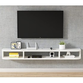 Générique Meuble TV Flottant Étagère TV Flottante Étagère TV Murale, Composant Darmoire De Centre De Divertissement Meuble T