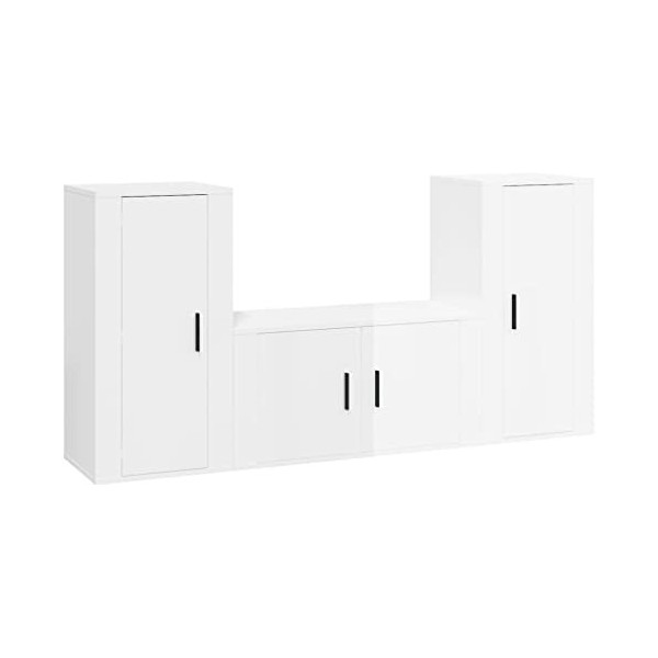 VEEKI Meuble TV, Meuble TV Suspendu, Meuble TV Industriel, Meuble TV Bois, Meuble Chambre, Convient pour Salon ou Chambre, En