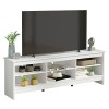 MADESA - Meuble TV Moderne, Meuble de Salon, Console TV avec 6 étagères et Un Superbe Espace de Rangement 75 Pouces, 180x36x6