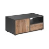 Extreme Furniture Venice TV Stand | Meuble de Salon avec 2 Portes rabattables | LED | Design Moderne | Rangement Pratique