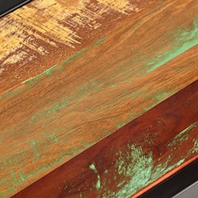 Meuble TV Style Industriel | Rangement matériel télé Audio Video Gaming | 150x30x40cm Marron