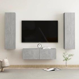 VEEKI Meuble TV, Meuble TV Suspendu, Meuble, Meuble TV avec Rangement，Meuble Industriel, Convient pour Salon ou Chambre, Ense