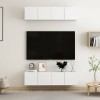 VEEKI Meuble TV, Meuble TV Suspendu, Meuble, Meuble TV avec Rangement，Meuble Industriel, Convient pour Salon ou Chambre, Meub