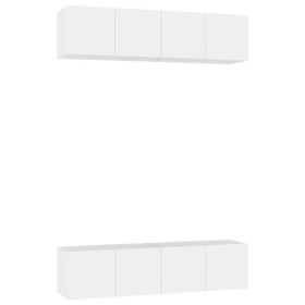 VEEKI Meuble TV, Meuble TV Suspendu, Meuble, Meuble TV avec Rangement，Meuble Industriel, Convient pour Salon ou Chambre, Meub