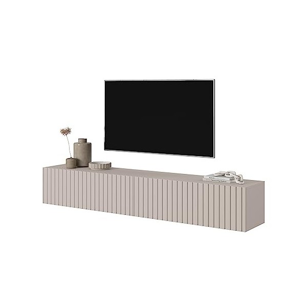 Selsey TELIRE Meuble TV, Melamine, Beige, 175 cm