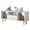 ZY-XSP Meuble TV au sol, meuble de rangement petit salon, longueur 90cm largeur 30cm hauteur 39cm / A