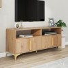 Tcewhhy Meuble TV avec 4 Portes Et 2 Compartiments Ouverts Meuble TV Buffet Casier Centre De Divertissement pour Chambre À Co