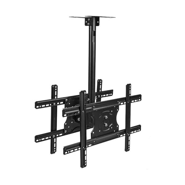 JSY Support TV au Plafond, Support de Montage TV Double Face for téléviseurs à écran Plat de 32 à 75 Pouces Support TV pour é
