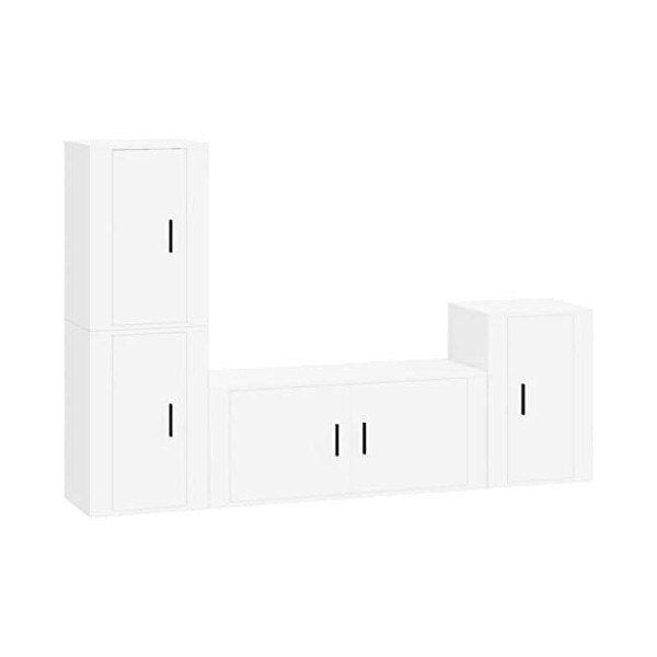 VEEKI Meuble TV, Meuble TV Suspendu, Meuble TV Industriel, Meuble TV Bois, Meuble Chambre, Convient pour Salon ou Chambre, En