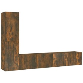 VEEKI Meuble TV, Meuble TV Suspendu, Meuble TV Industriel, Meuble TV Bois, Meuble Chambre, Convient pour Salon ou Chambre, En